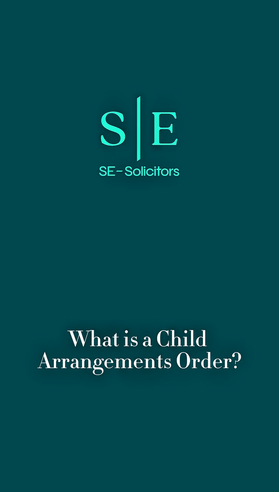 What is a Child Arrangements Order?